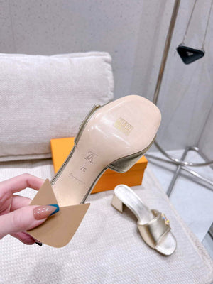 LV 1AB2OR Louis Vuitton Women's Shake Mules heel 5.5cm L68262 - 35 - View 9