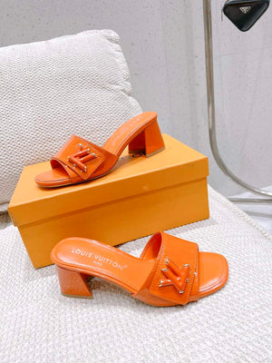 LV 1AB2OR Louis Vuitton Women's Shake Mules heel 5.5cm L68267 - 35 - View 4