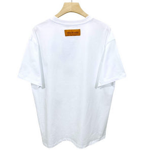 LV 1AB4UM Louis Vuitton Print Cotton Jersey Men Women's T-shirt L56228 - XS - View 4
