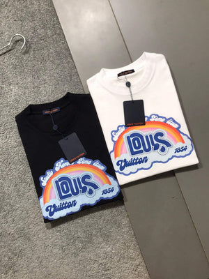 LV 1AB4UO Men's Women's Louis Vuitton Rainbow Printed T-Shirt L66450 - S - View 2