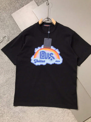 LV 1AB4UO Men's Women's Louis Vuitton Rainbow Printed T-Shirt L66451 - S - View 1