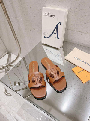 LV 1ABP20 Louis Vuitton LV Isola Flat Mules L66398 - US 4=Euro 35 - View 1
