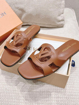 LV 1ABP20 Louis Vuitton LV Isola Flat Mules L66398 - US 4=Euro 35 - View 6