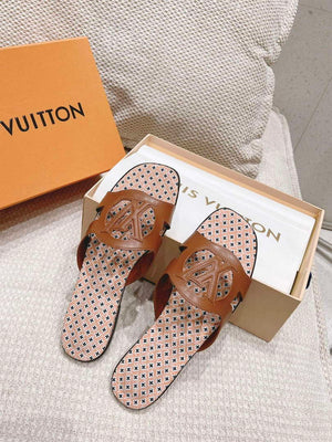 LV 1ABP20 Louis Vuitton LV Isola Flat Mules L66399 - US 4=Euro 35 - View 4