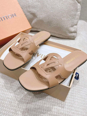 LV 1ABP20 Louis Vuitton LV Isola Flat Mules L66403 - US 4=Euro 35 - View 6