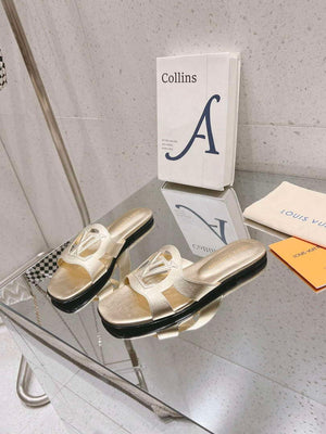 LV 1ABP20 Louis Vuitton LV Isola Flat Mules L66404 - US 4=Euro 35 - View 3