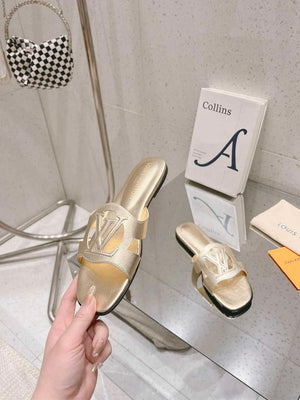 LV 1ABP20 Louis Vuitton LV Isola Flat Mules L66404 - US 4=Euro 35 - View 6