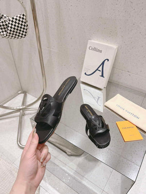 LV 1ABP20 Louis Vuitton LV Isola Flat Mules L66406 - US 4=Euro 35 - View 5