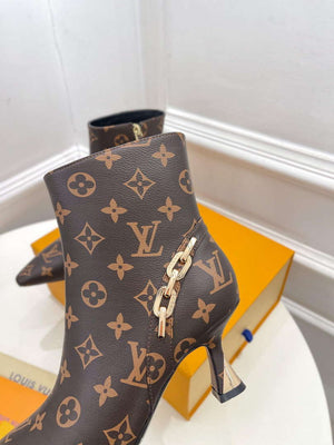 LV 1ACAKQ Louis Vuitton Women's Shoes Sparkle Ankle Boots L75203 - 35 - View 8