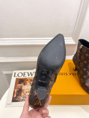 LV 1ACAKQ Louis Vuitton Women's Shoes Sparkle Ankle Boots L75203 - 35 - View 9