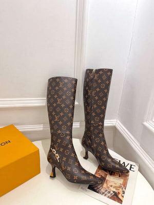 LV 1ACAKQ Louis Vuitton Women's Shoes Sparkle High Boots L75208 - 35 - View 2