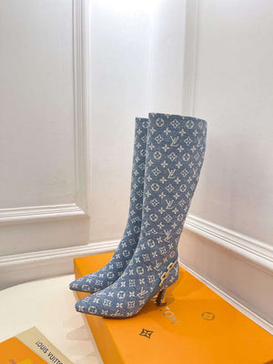 LV 1ACAKQ Louis Vuitton Women's Shoes Sparkle High Boots L75209 - 35 - View 5
