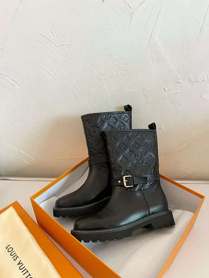 LV 1ADD2Q Louis Vuitton Territory Flat Boot L88292 - Euro 35=US 4 - View 3