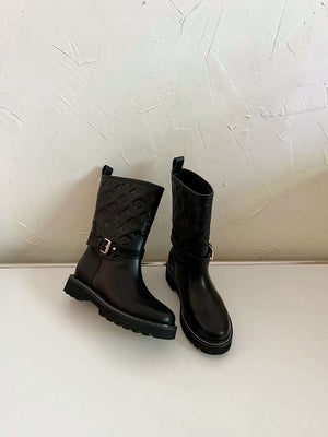 LV 1ADD2Q Louis Vuitton Territory Flat Boot L88292 - Euro 35=US 4 - View 4