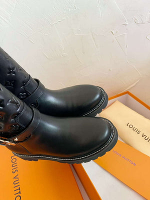 LV 1ADD2Q Louis Vuitton Territory Flat Boot L88292 - Euro 35=US 4 - View 6
