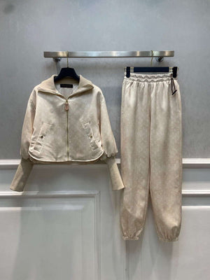 LV 1AFFB3 Louis Vuitton Monogram Cloud Bomber Jacket Suit L82470 - S - View 1