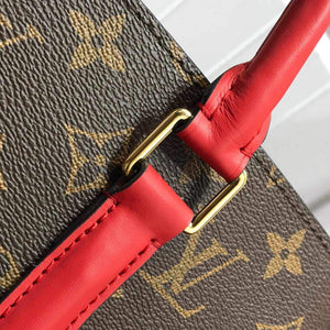LV M44898 Louis Vuitton Soufflot MM Bag M44817 Monogram Canvas Red - luxibagsmall