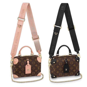 LV M45531 Louis Vuitton Petite Malle Souple Bag M45571 Monogram Pink - luxibagsmall