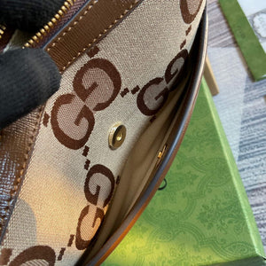 Gucci 675891 Messenger bag with jumbo GG Brown - Default Title - View 8