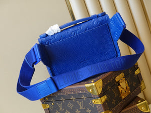LV Louis Vuitton M58487 S Lock Sling Blue - Default Title - View 3