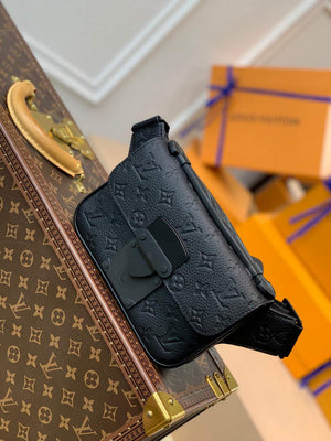 LV Louis Vuitton M58487 S Lock Sling Black - Default Title - View 1
