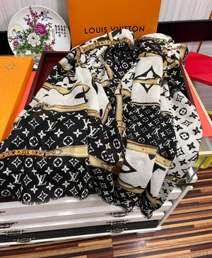 LV M00411 Louis Vuitton Fashion Printing Scarf Stole L60206 - Default Title - View 6