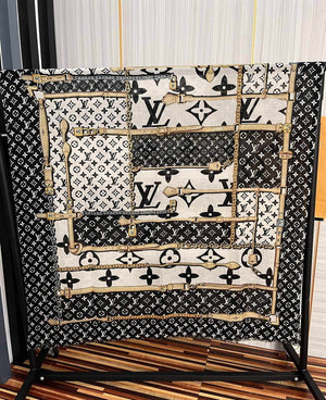 LV M00411 Louis Vuitton Fashion Printing Scarf Stole L60206 - Default Title - View 9