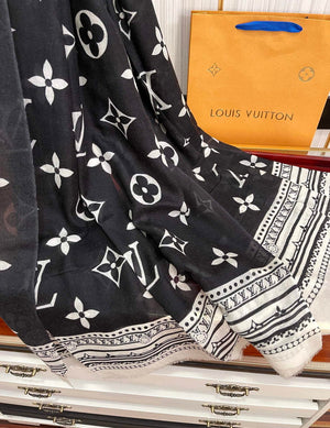 LV M00411 Louis Vuitton Fashion Printing Scarf Stole L60207 - Default Title - View 6