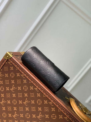 LV M10145 Louis Vuitton Etui Bijoux Jewellery Case Black Leather - Default Title - View 4