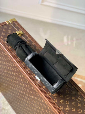 LV M10145 Louis Vuitton Etui Bijoux Jewellery Case Black Monogram coated canvas - Default Title - View 9