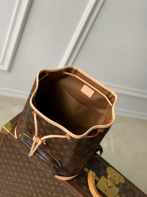 LV M11199 Louis Vuitton Montsouris Mini Backpack Monogram Coated canvas - Default Title - View 9