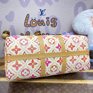 LV M11251 Louis Vuitton Keepall Bandouliere 45 Bag Coral - Default Title - View 4