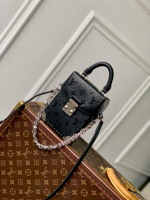 LV M11269 Louis Vuitton Camera Box Handbag Black - Default Title - View 1