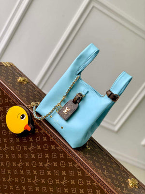 LV M11387 Louis Vuitton Atlantis BB Handbag Baby Blue - Default Title - View 1