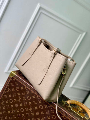 LV M11463 Louis Vuitton Babylone Tote MM Bag Tourterelle Grey - Default Title - View 2