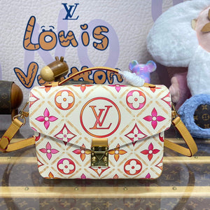 LV M11461 Louis Vuitton Pochette M¨¦tis Handbag Coral - Default Title - View 1
