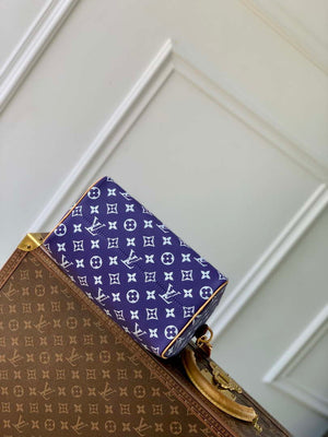 LV M11562 Louis Vuitton Speedy P9 Bandouliere 25 Monogram Bag Purple - Default Title - View 4