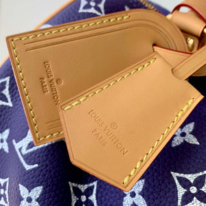 LV M11562 Louis Vuitton Speedy P9 Bandouliere 25 Monogram Bag Purple - Default Title - View 5