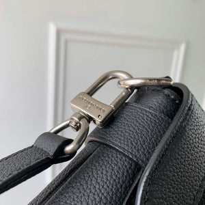 LV M11607 Louis Vuitton Steamer Crossbody Messenger Bag Black - Default Title - View 6