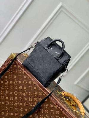 LV M11637 Louis Vuitton Steamer 15 Compact City Bag Black - Default Title - View 3