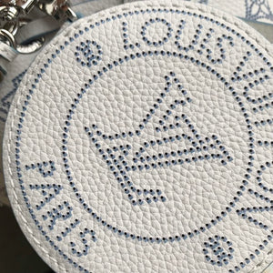 LV M11736 Louis Vuitton Bella Bucket Bag White/Blue - Default Title - View 5