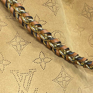 LV M11839 Louis Vuitton Bella Handbag Suede leather Bag Beige - Default Title - View 9