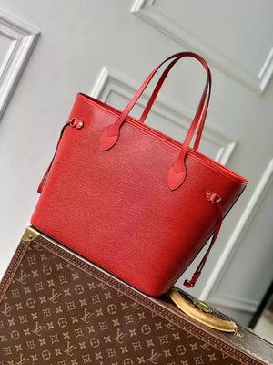 LV M12755 Louis Vuitton Neverfull MM Bag Epi Leather Red - Default Title - View 3