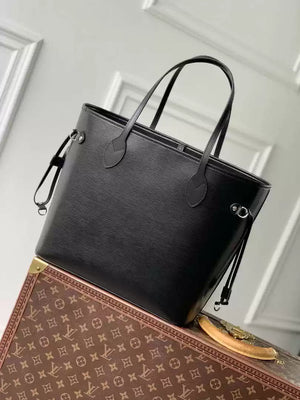 LV M11930 Louis Vuitton Neverfull MM Bag Epi Leather Black - Default Title - View 3