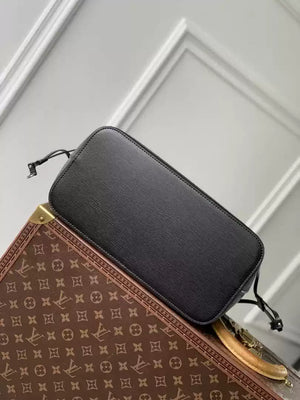 LV M11930 Louis Vuitton Neverfull MM Bag Epi Leather Black - Default Title - View 4