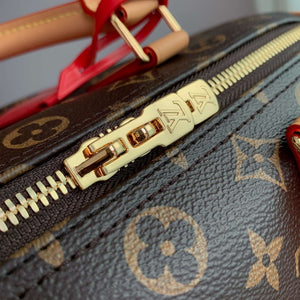 LV M11945 Louis Vuitton Speedy Soft 30 Crafty Bag Monogram Red - Default Title - View 5