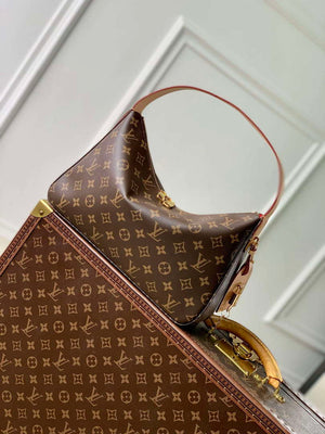 LV M11952 Louis Vuitton Slouchy PM Shoulder Bag Monogram - Default Title - View 3