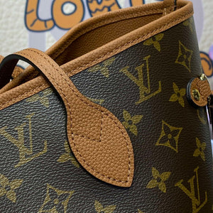 LV M12061 Louis Vuitton Reversible Neverfull Inside Out MM Handbag Brown - Default Title - View 7