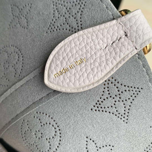 LV M12088 Louis Vuitton Blossom PM Mahina Leather Bag Brume Gray - Default Title - View 8