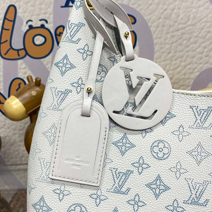 LV M12093 Louis Vuitton Carmel Handbag Brume Gray - Default Title - View 5